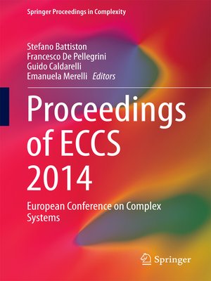 cover image of Proceedings of ECCS 2014
